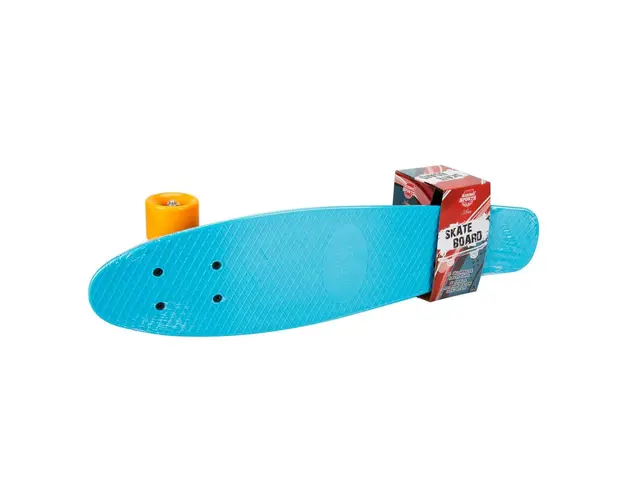 Skateboard din plastic, Rising Sports Xtreme, Albastru, 58 cm