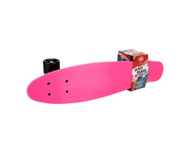 Skateboard din plastic, Rising Sports Xtreme, Roz, 58 cm
