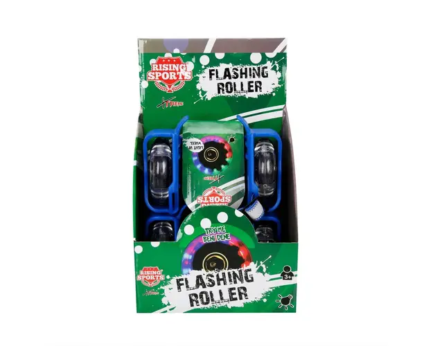 Role calcai, cu lumini in roti, Rising Sports Xtreme, Albastru