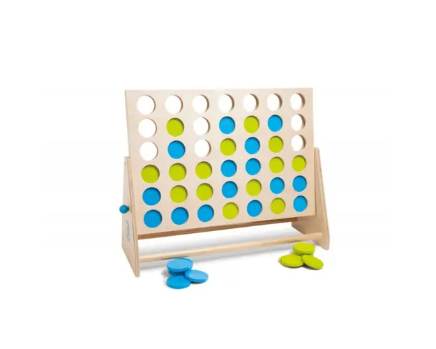 Joc gigant, BS Toys, 4 pe un rand