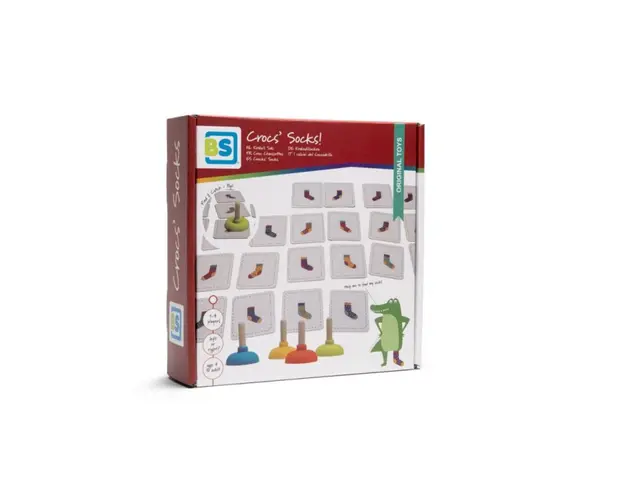 Joc de atentie, BS Toys, Sosetele crocodilului