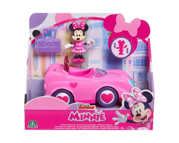 Masinuta cu figurina, Disney Minnie Mouse, 89956