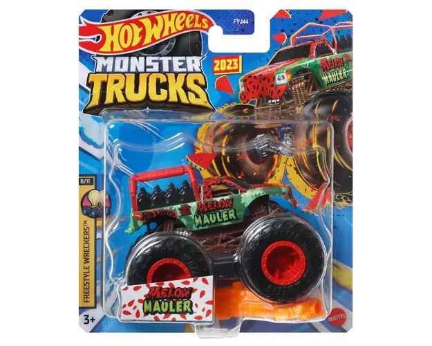 Masinuta Hot Wheels Monster Truck, Melon Mauler, HLT09