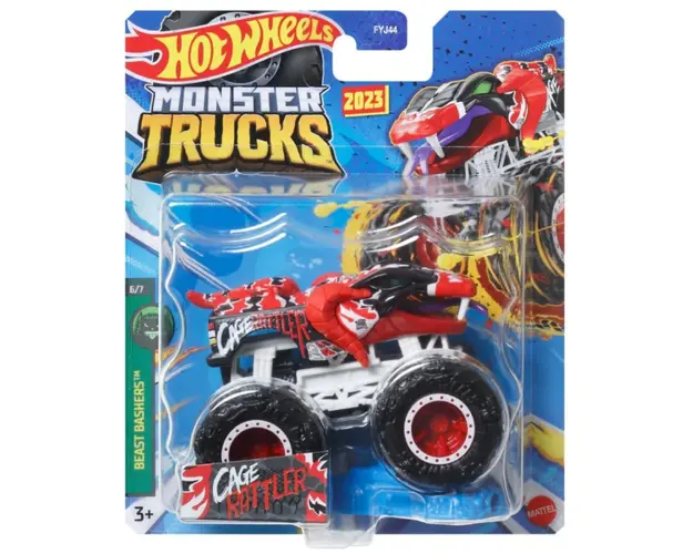 Masinuta Hot Wheels Monster Truck, Cage Rattler, HLR84