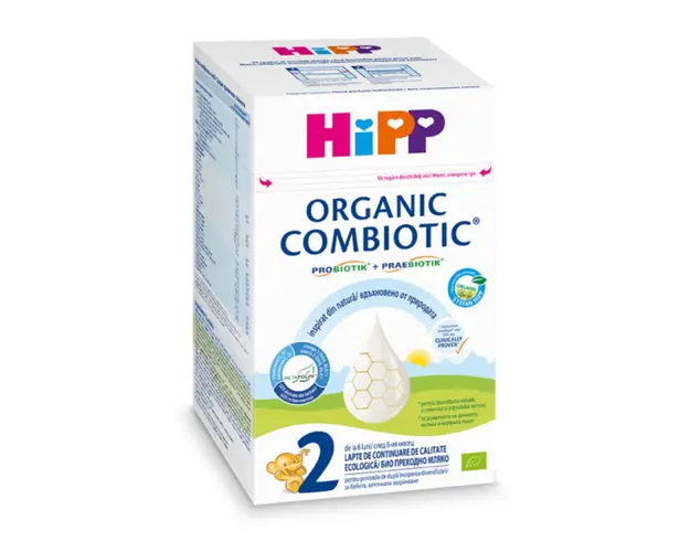 Lapte praf de continuare Combiotic, Hipp 2, 800 g