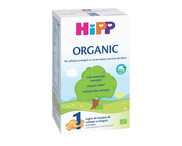Lapte de inceput organic Hipp 1, 300g