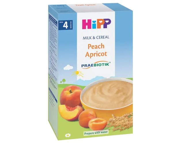 Cereale cu piersici si caise Hipp, 250 g