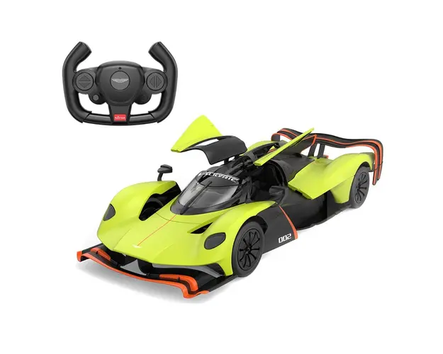 Masina cu telecomanda, Rastar, Aston Martin Valkyrie Amr Pro, Verde, 1:14
