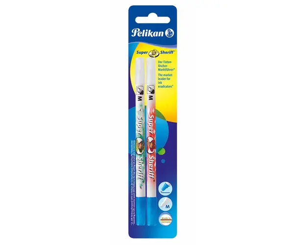 Set carioci corectoare Pelikan Super Pirat, Varf M, 2 buc