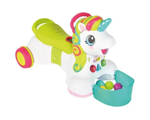 Masinuta fara pedale pentru copii, B Kids, unicorn 3 in 1