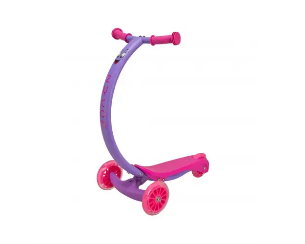 Trotineta copii, Zycom Zipster, cu roti led, mov