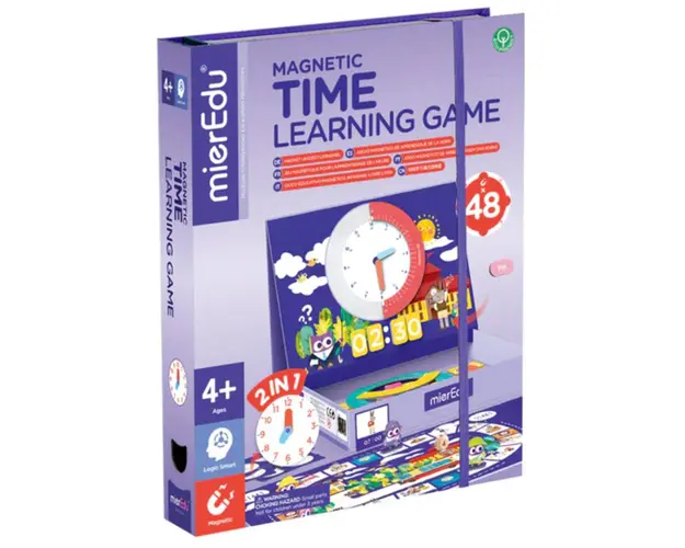 Joc magnetic educativ, mierEdu, Invatam ceasul