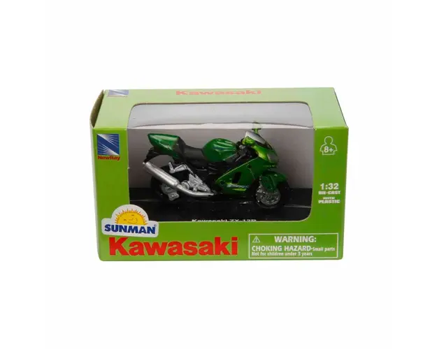 Motocicleta metalica, New Ray, Kawasaki ZC 12R, 1:32