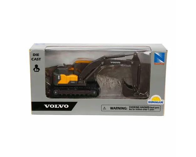 Mini vehicul de constructie, New Ray, Volvo, Excavator, 1:50