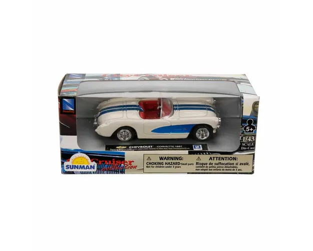 Masina metalica, New Ray, Chevrolet Corvette 1957, 1:43