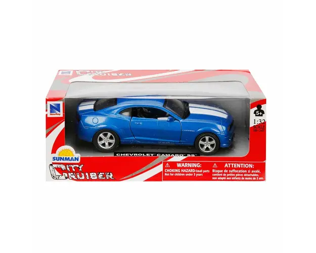 Masina metalica, New Ray, Chevrolet Camaro SS, Albastru, 1:32