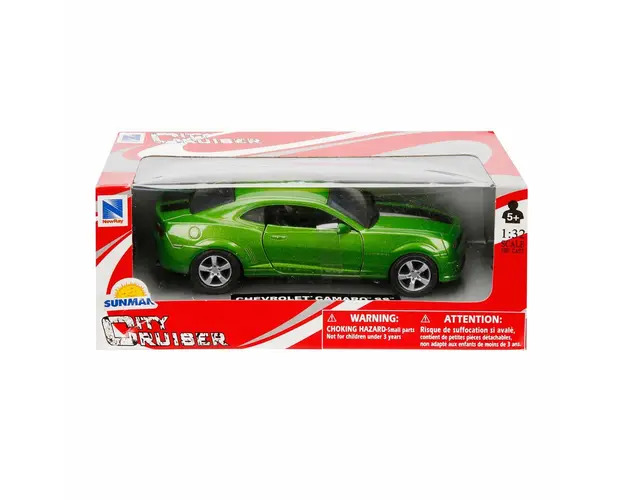 Masina metalica, New Ray, Chevrolet Camaro SS, Verde, 1:32