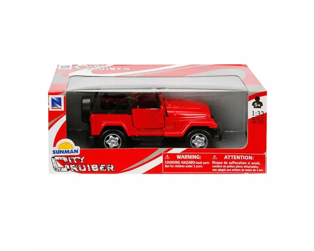 Masina metalica, New Ray, Jeep Wrangler, 1:32