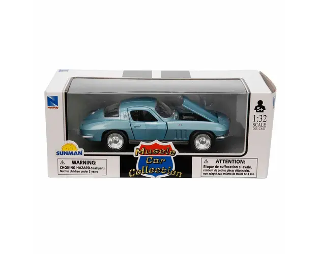 Masina metalica, New Ray, Chevrolet Corvette 66, 1:32