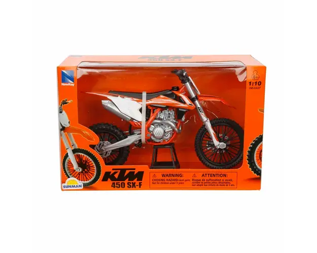Motocicleta metalica, New Ray, KTM 450 SX-F 2018, 1:10