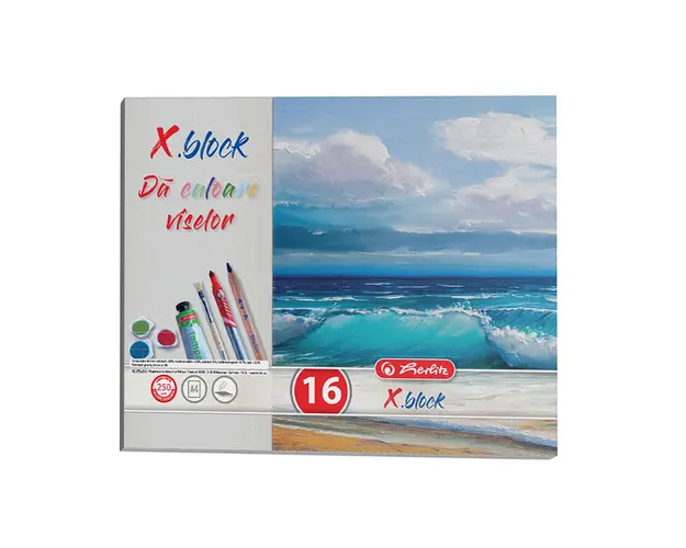 Bloc desen Herlitz X Block, A4, 16 File