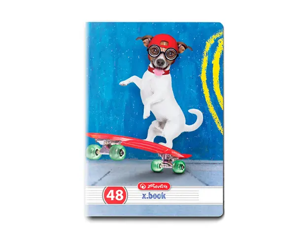 Caiet dictando Herlitz, A5, 48 file, Cool Dog