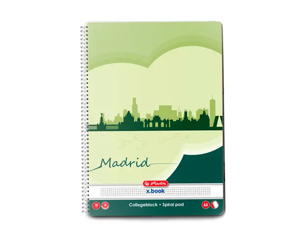 Caiet matematica cu spirala Herlitz, A4, 70 file, Economic
