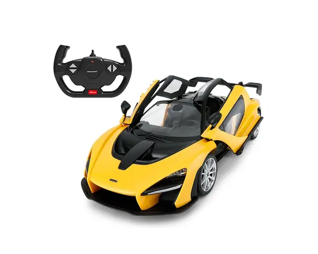 Masinuta cu telecomanda, Rastar, McLaren Senna, 1:14, Yellow