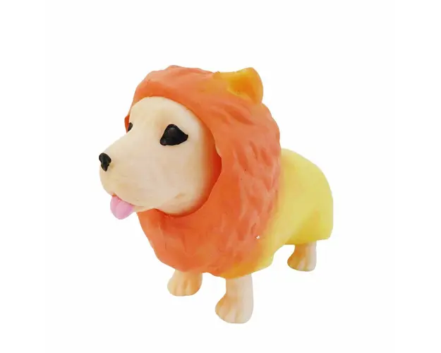 Mini figurina, Dress Your Puppy, Labrador in costum de leu, S1