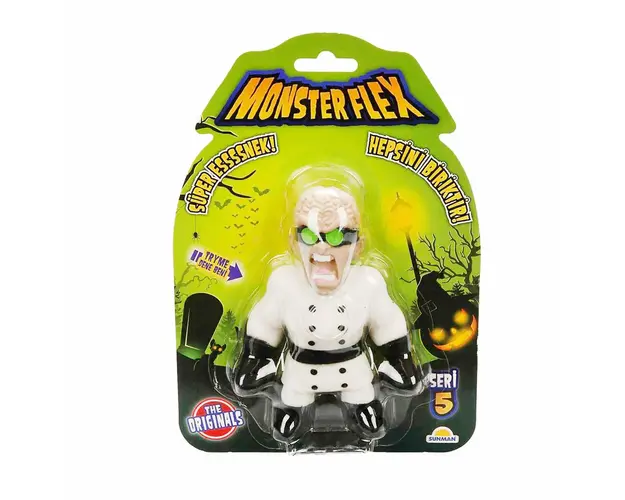 Figurina Monster Flex, Monstrulet care se intinde, S4, Mad Scientist