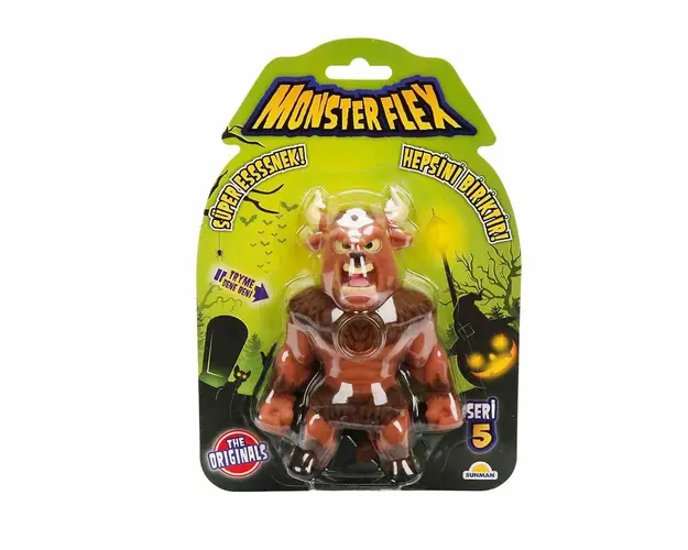 Figurina Monster Flex, Monstrulet care se intinde, S5, Minotaurus
