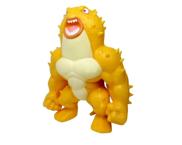 Figurina Monster Flex Aqua, Monstrulet marin care se intinde, Puffer