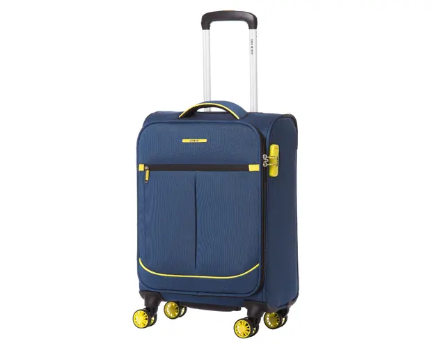 Troler Lamonza Lime, Albastru, 55 cm