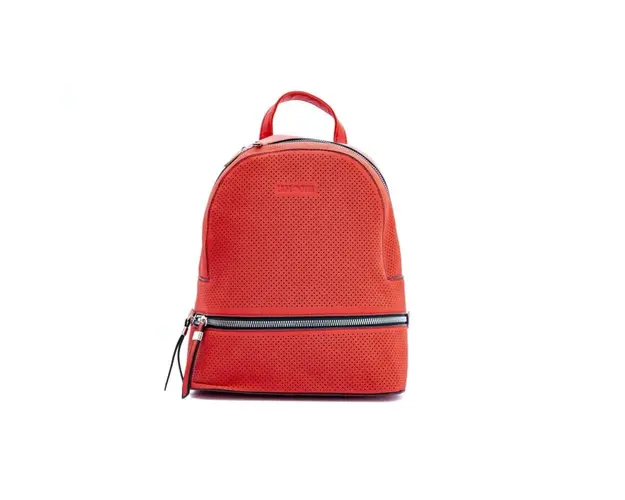 Rucsac dama Lamonza Inna, Rosu, 25 x 30 x 14 cm