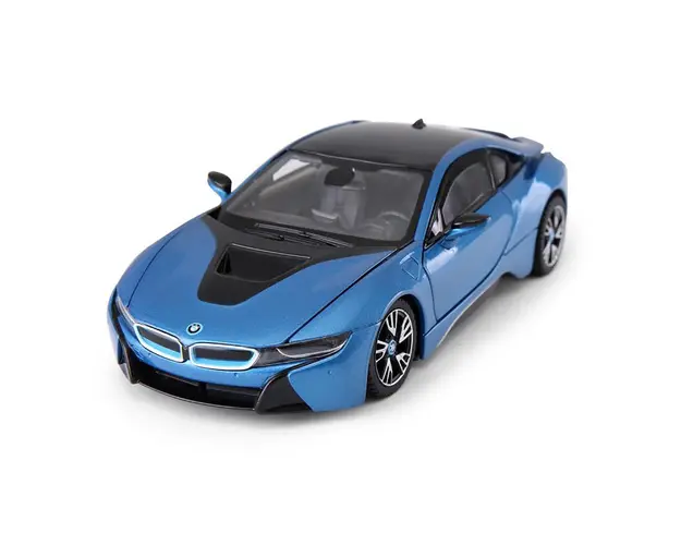 Masinuta Rastar BMW I8, Albastru, 1:43