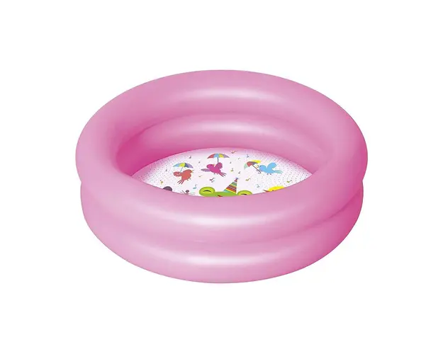 Piscina gonflabila cu 2 inele Bestway, 61 x 15 cm, Roz