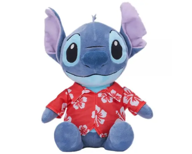 Jucarie din plus, Play by Play, Stitch Hawai cu camasa rosie, Lilo si Stitch, 28 cm