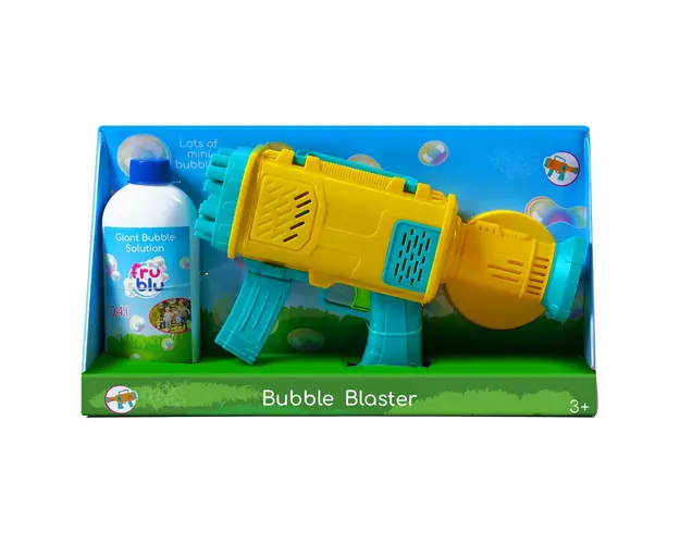 Pistol de facut baloane cu 24 de orificii si solutie, Fru Blu, 0.4 l