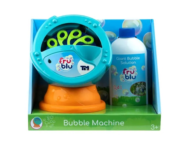 Set masina de facut baloane si solutie, Fru Blu, 0.4 l