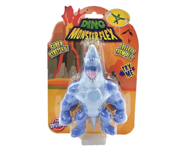 Figurina Monster Flex Dino, Monstrulet care se intinde, Sharko