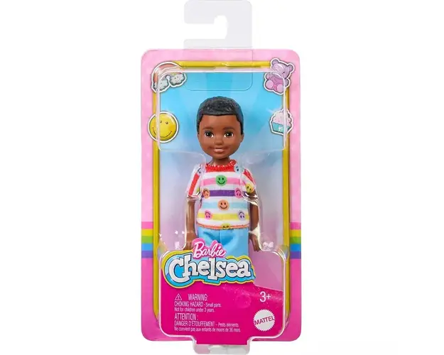 Papusa Barbie Chelsea Boy, Smiley Face, HNY58