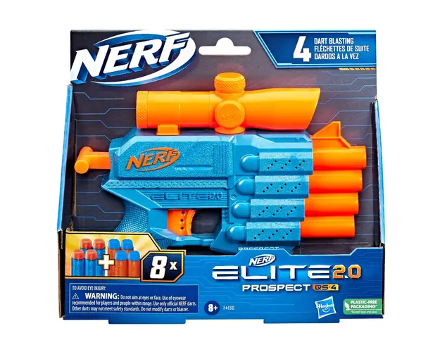Blaster cu 8 sageti din spuma Nerf, Elite 2.0 Prospect Qs 4