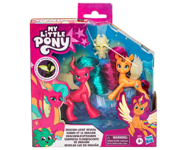 Set doua figurine, My Little Pony, Ponei-Dragoni, F8702