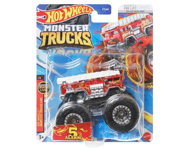 Masinuta Hot Wheels Monster Truck, 5 Alarm, HWC67