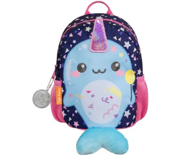 Ghiozdan mini, Tiger Family, Dear Friends, motiv Festive Narwhal