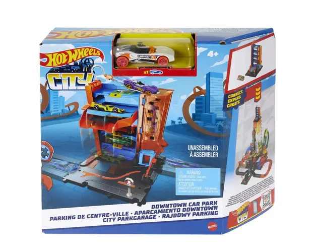 Set de joaca Hot Wheels City, Parking Garage, HDR28