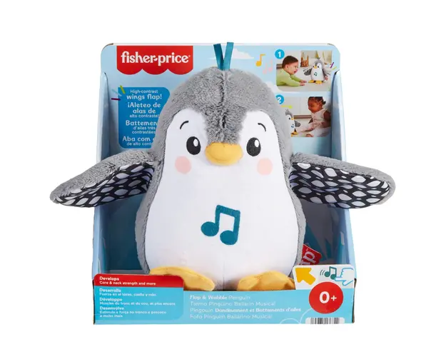 Jucarie de plus, Fisher Price, Pinguin muzical, HNC10