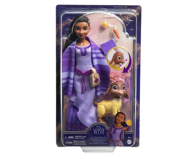 Papusa Asha cu Valentino si accesorii, Disney Wish, HPX25