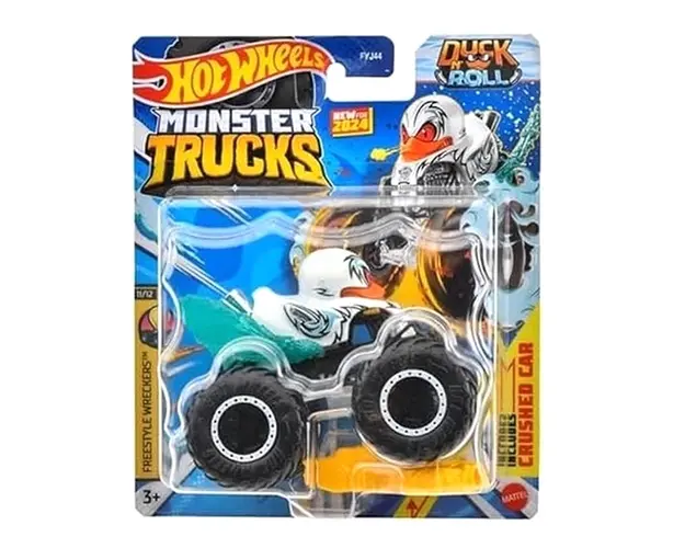 Masinuta Hot Wheels Monster Truck, Duck N Roll, HTM64