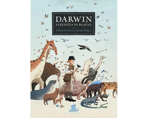 Carte Editura Humanitas, Darwin Expeditia pe Beagle, Fabien Grolleau